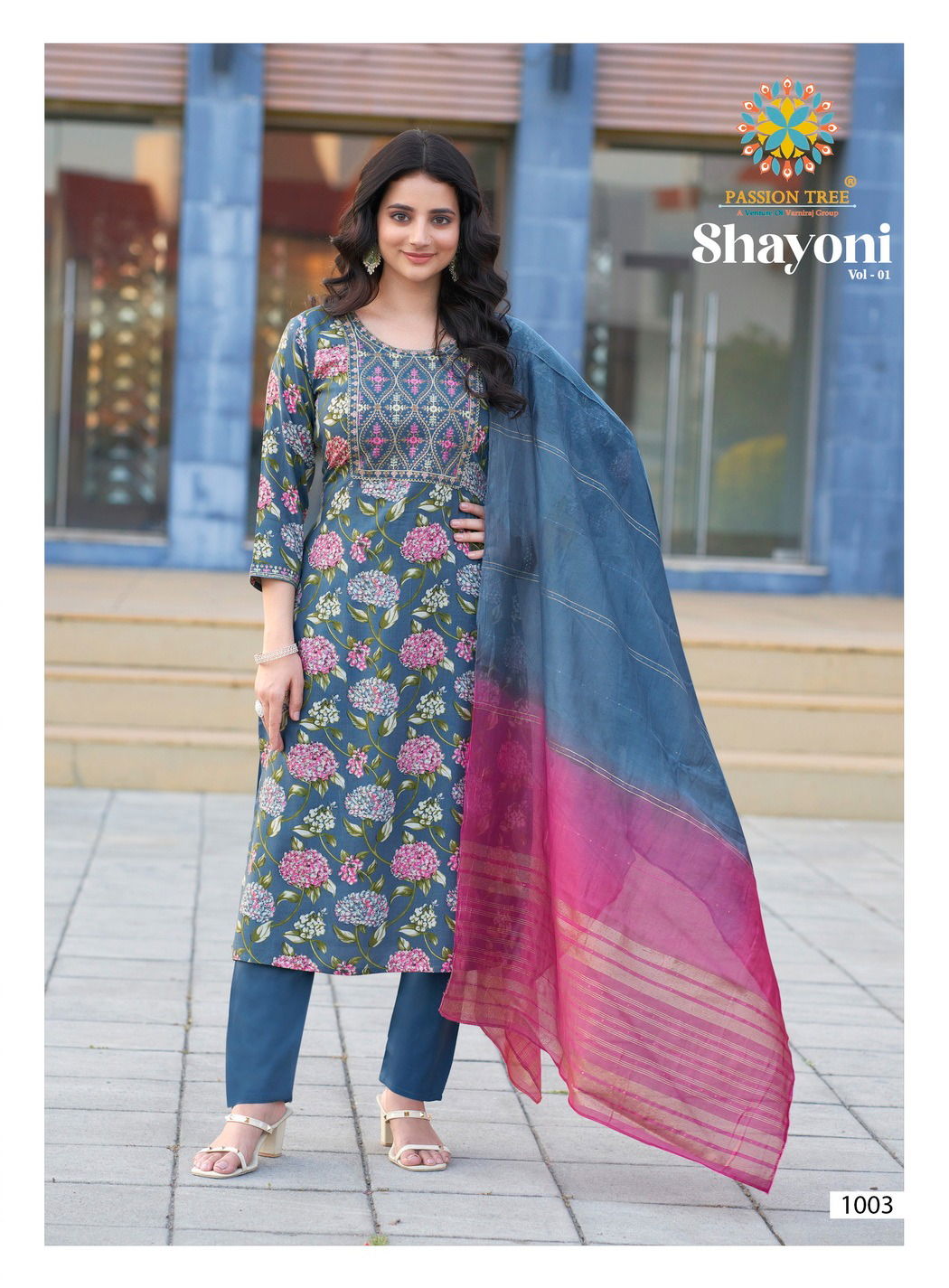 Shayoni Vol 1 By Passion Tree Rayon Kurti With Bottom Dupatta Wholesale In India